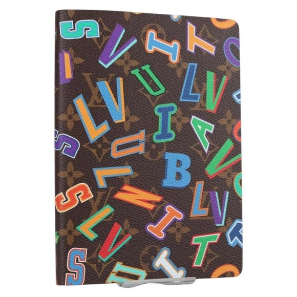 LOUIS VUITTON Monogram LVxNBA Kaye Clemence Note Cover GI0563 LV Auth 141174M - Picture 1 of 16